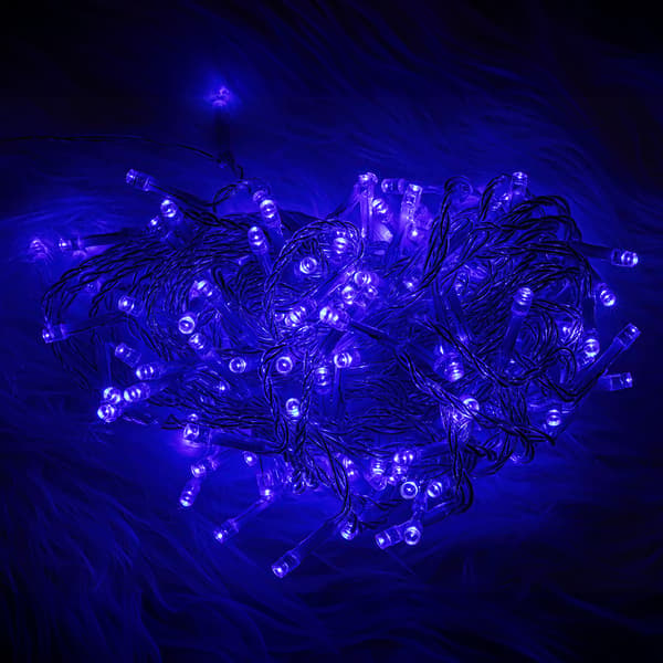 Ljusslinga 100LED 8m blå Forever Light