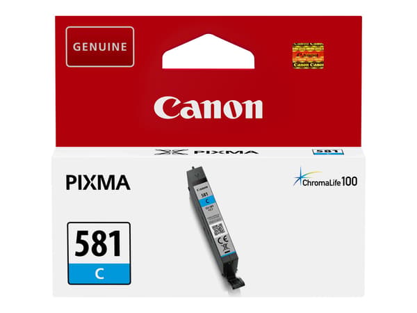 Canon CLI 581C Cyan 255 sidor bläckbehållare 2103C001