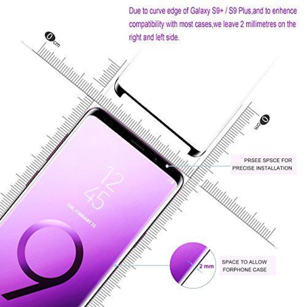 1st heltäckande för Samsung Galaxy S9 Transparent