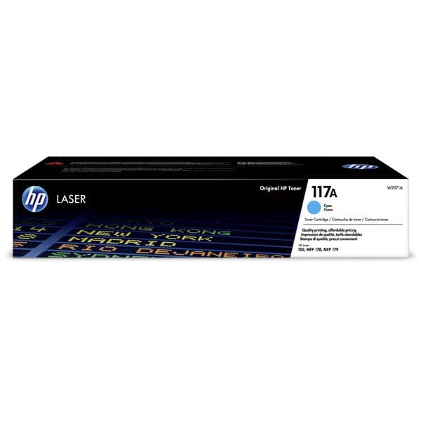 HP 117A Cyan 700 sidor Toner W2071A