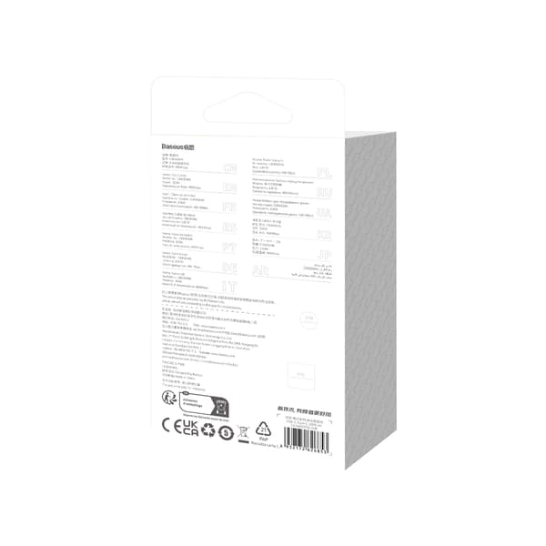 Baseus kabel CoolPlay USB - USB-C 2m 100W vit vit