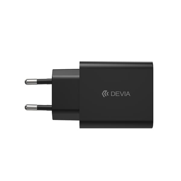 Devia väggladdare Rocket PD 45W 1x USB-C svart svart