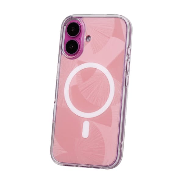 Flash Mag-fodral för iPhone 16 6,1\" rosa