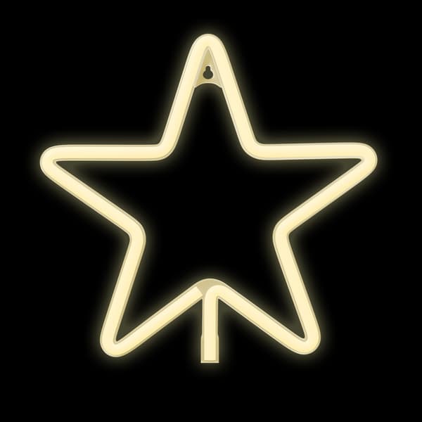 Neon LED JUL PENTASTAR varmvit FLNE22 Forever Light