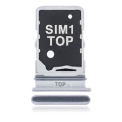 Dubbel SIM-kortshållare för Samsung Galaxy A80 (A805 / 2019) (Ghost White) vit