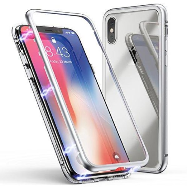 Dubbelsidig magnet Xs max silver Silver