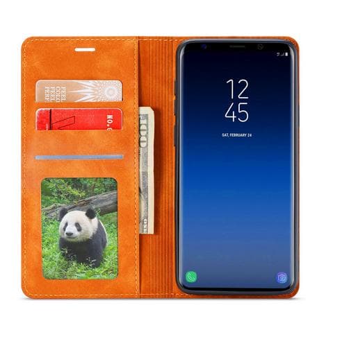hög kvalitet Samsung note 9 fodral mörk Black