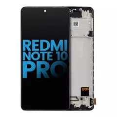 LCD-enhet med ram för Xiaomi Redmi Note 10 Pro / Redmi Note 10 Pro Max (Eftermarknad: Incell) (Alla färger)