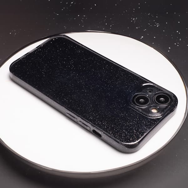 Shine-fodral för iPhone 16 Plus 6,7\" rökfärgad