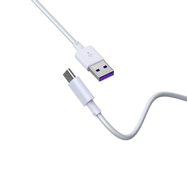 Devia kabel Shark EC306 USB - USB-C 1,5 m 5A vit vit