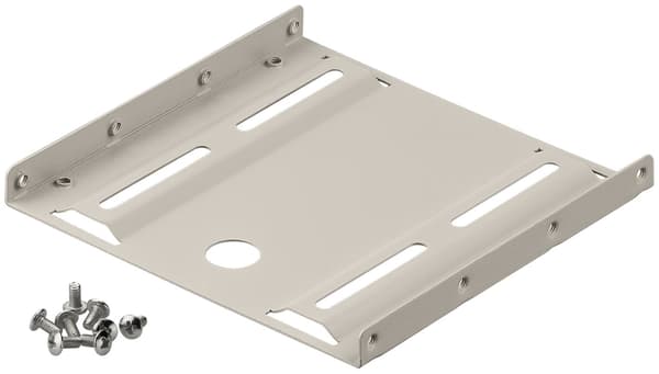 Goobay SSD Bracket adapter 2.5'' -> 3.5 råvit