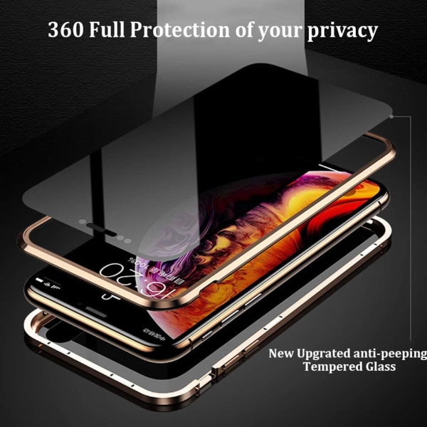 Sekretess magnetfodral för Samsung Galaxy S21plus lila