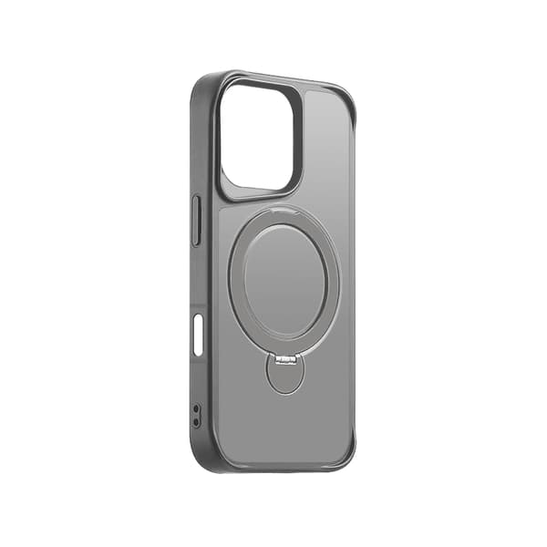 Etteri Matt Mag Ring skal för iPhone 16 Pro grå
