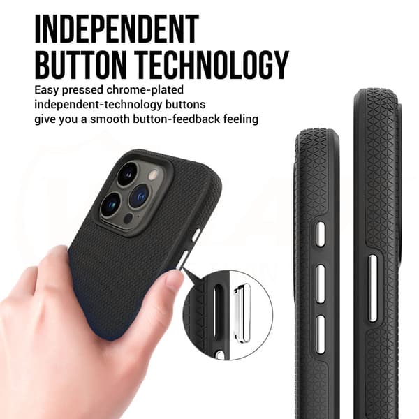 Vmax Triangle fodral för iPhone 15 Plus svart