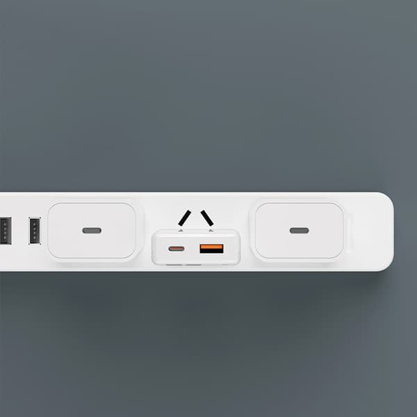 Dudao A30EU-adapter 30 Watt GaN 1xUSB-C 1xUSB-A (USB-C till USB-C-kabel ingår)