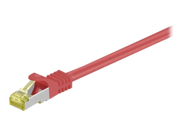 goobay CAT 7 SFTP, PiMF 50cm Patchkabel röd röd