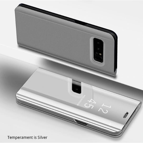 Flipcase för Samsung A50 Silver