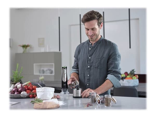 Braun Multiquick 9 MQ 9138XI Stavblender Premium svart/börstet rustfrit stål