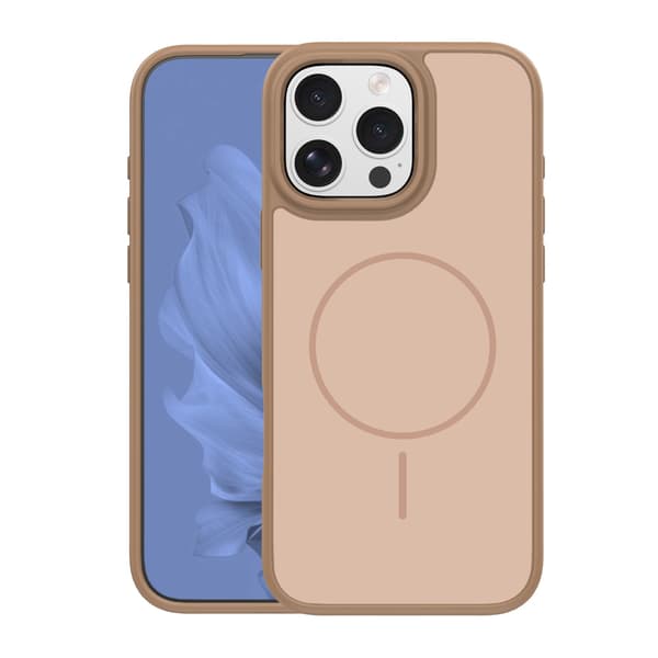 Frame Thin Mag-skal till iPhone 16 Pro Max 6,9\" brun