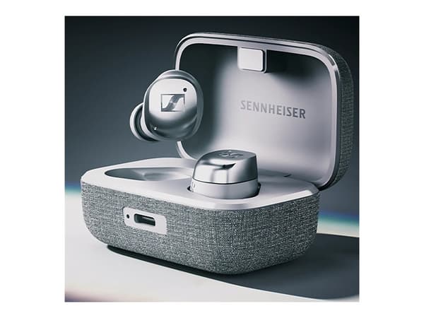 Sennheiser MOMENTUM True Wireless 4 trådlös TWS earbuds Silver vit