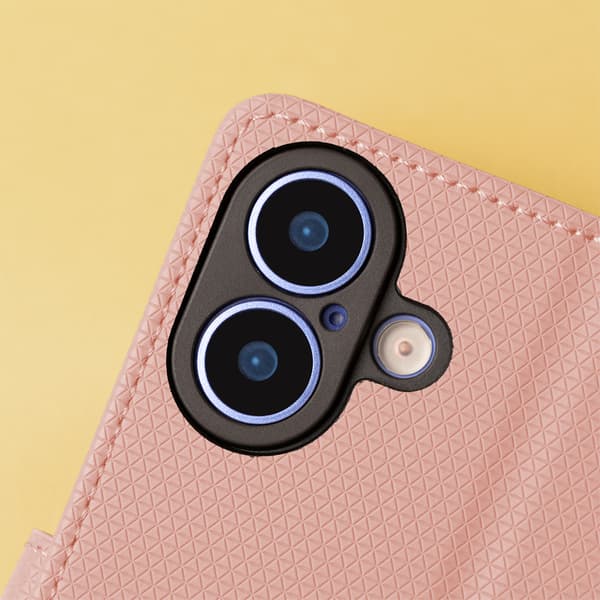 Smart Triangle fodral för iPhone 17 Pro rosa