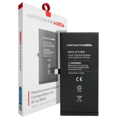 Ersättningsbatteri för iPhone 12 Mini (AmpSentrix Plus)