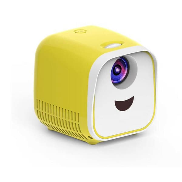 Mini LED projektor 1000 Lumen Yellow