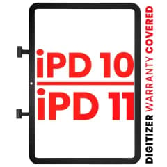 Digitizer för iPad 10 (2022) / iPad 11 (2025) (Eftermarknad Pro: XO7) (WiFi / Cellular) (Alla färger)