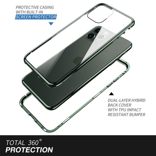 magnet fodral för din iphone 11 pro silver Silver