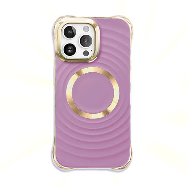 Circle Glam Mag skal för iPhone 14 Pro lila