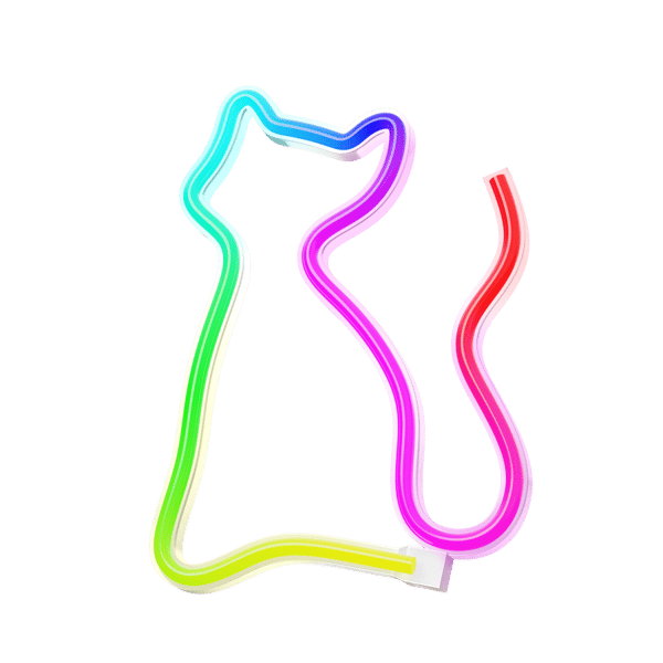 Neon LED RGB CAT FLRN03 + RC Forever Light