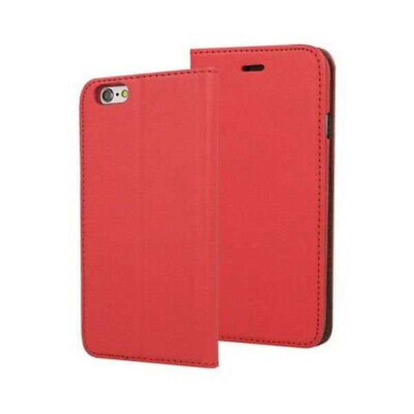 magnet Book fodral för Apple iPhone 7/8|röd