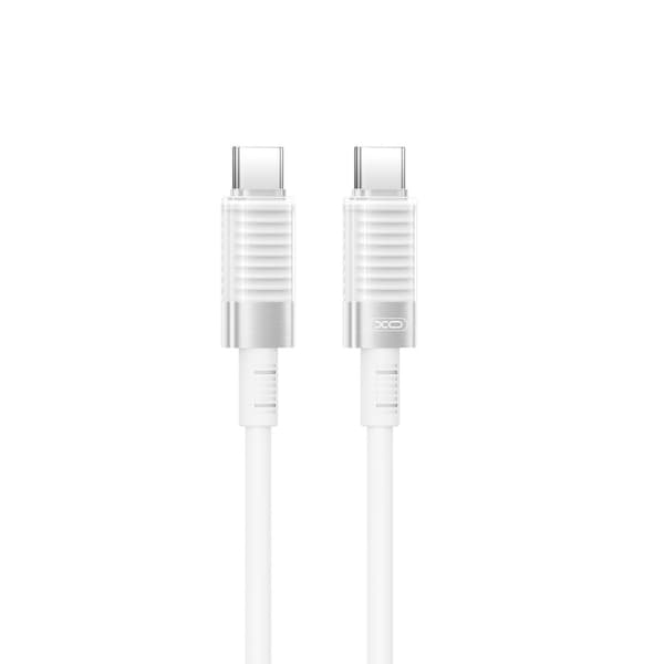 XO kabel NB-Q282B PD USB-C - USB-C 1,0m 60W vit vit