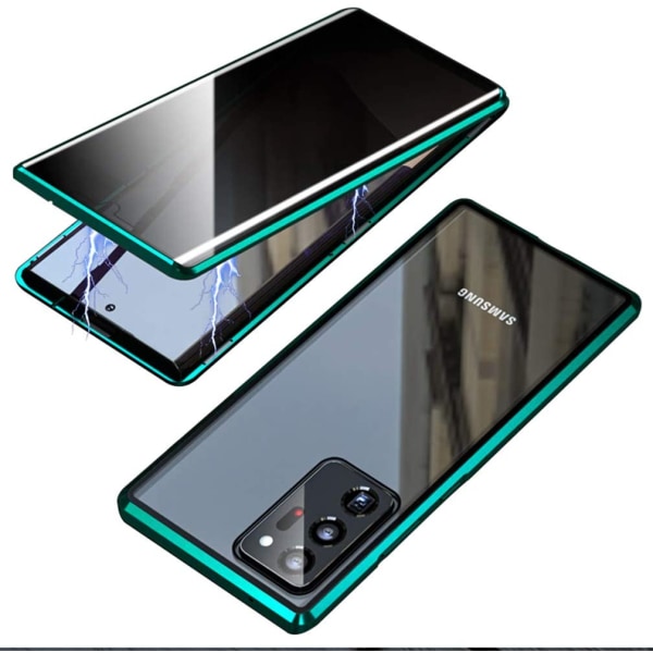 Sekretess magnetfodral för Samsung Galaxy S21 grön