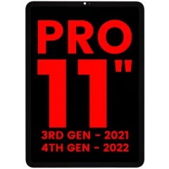 LCD-enhet med digitizer för iPad Pro 11\" 3:e generationen (2021) / Pro 11\" 4:e generationen (2022) (Eftermarknad Plus) (Alla färger)