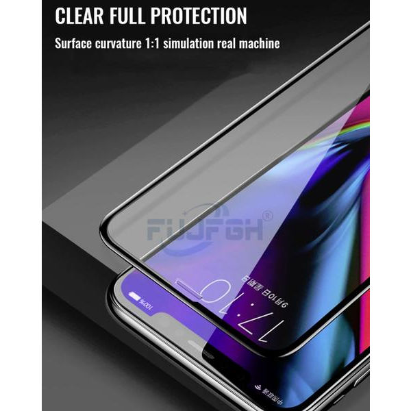 2 st heltäckande härdat glas för iphone 7 plus|vit
