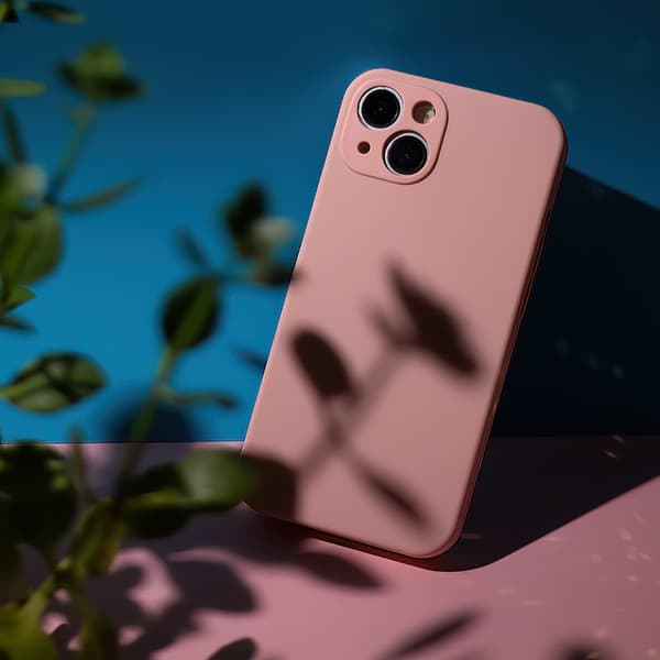 Mag Invisible skal för iPhone 14 Pro pastellrosa