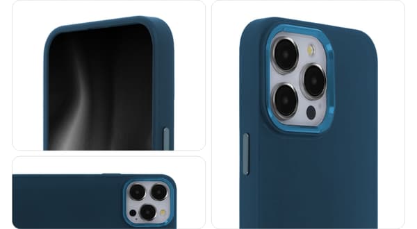 Satin Elegant skal för iPhone 11 mörkblå