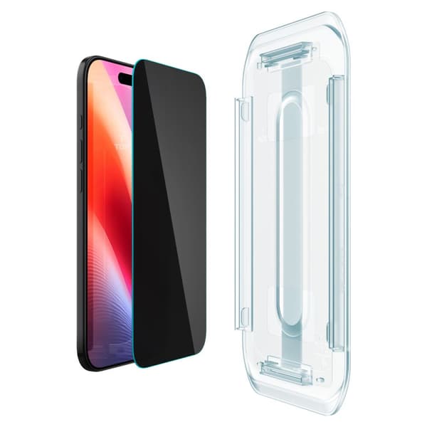 Spigen härdat glas Glas Tr ”Ez Fit” 2-pack för iPhone 17 Air Privacy