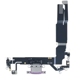 Laddningsportmontering för iPhone 16 (mmWave) (Äkta OEM) (Rosa)