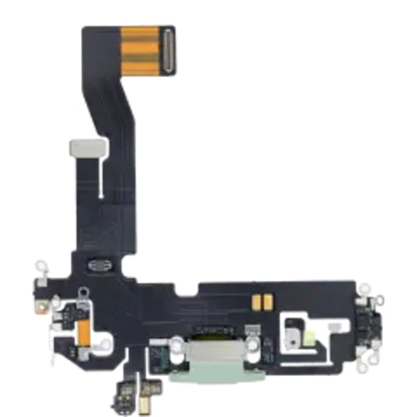Laddningsport Flexkabel för iPhone 12 (Eftermarknad Plus) (Grön)
