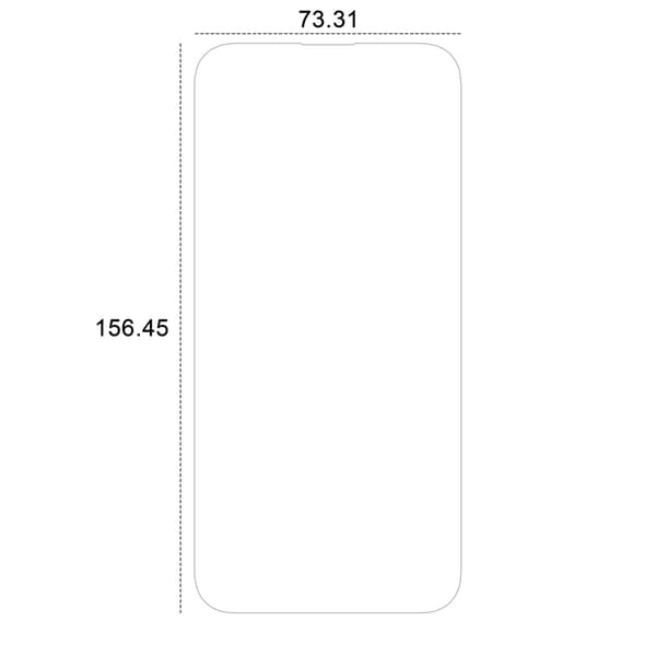 Etteri hybridglas för iPhone 15 Pro Max 6,7\"