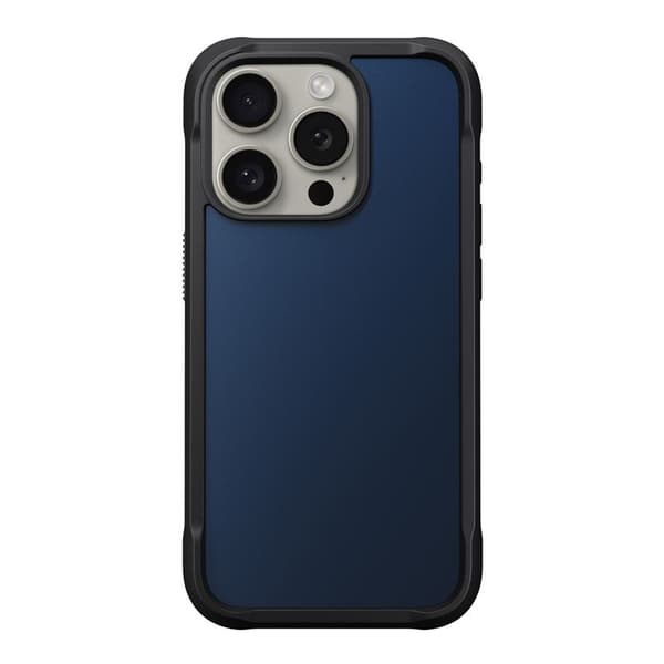 Nomad Rugged-fodral för iPhone 15 Pro 6,1\" atlantblå