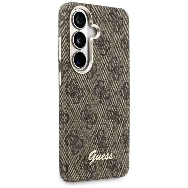 Guess fodral 4G Script MagSafe för Samsung Galaxy S26 brun brun