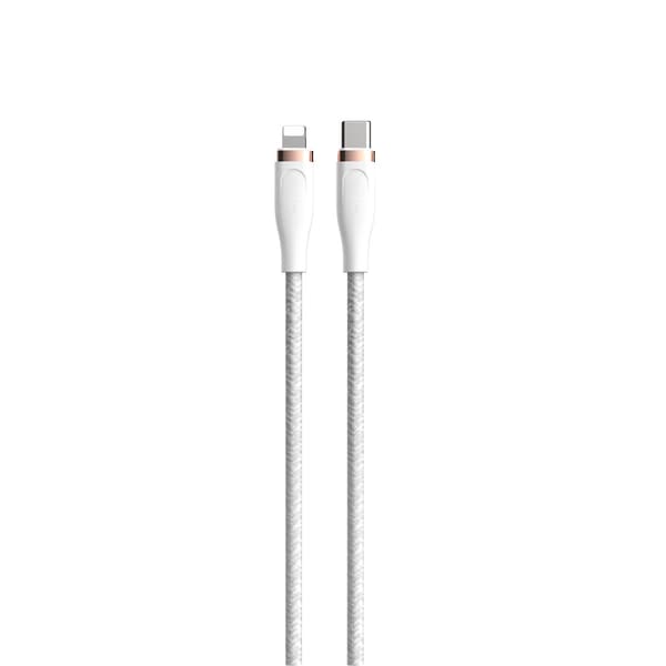 Devia-kabel Star EC418 PD USB-C - Lightning 1,5 m 27W 3A vit