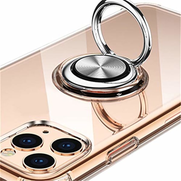 tunn fodral med ring för iphone 12 pro|guld