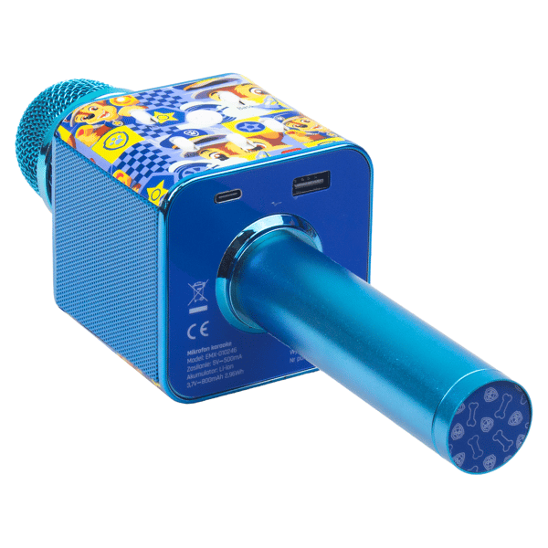 Paw Patrol karaokemikrofon blå