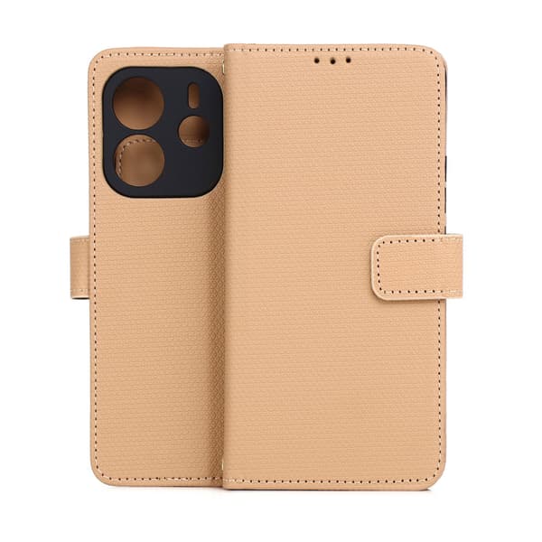 Smart Triangle fodral för Xiaomi Redmi Note 14 4G (Global) brun