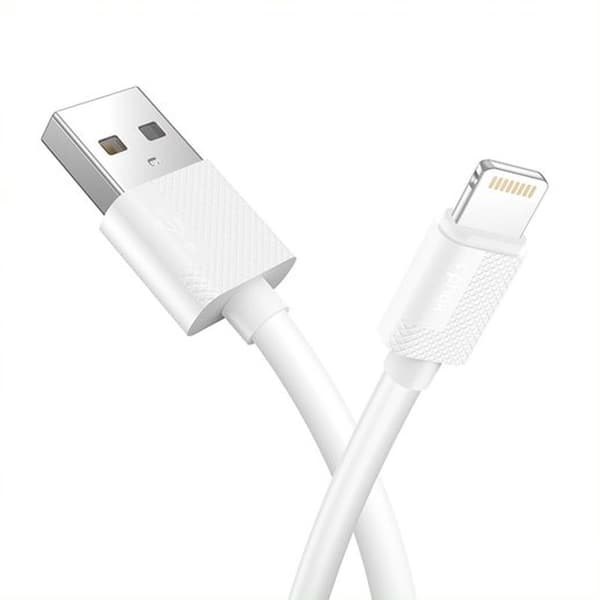 VÄGGLADDARE T-PHOX MINI-EU LIGHTNING vit 1 2M 2 4A vit
