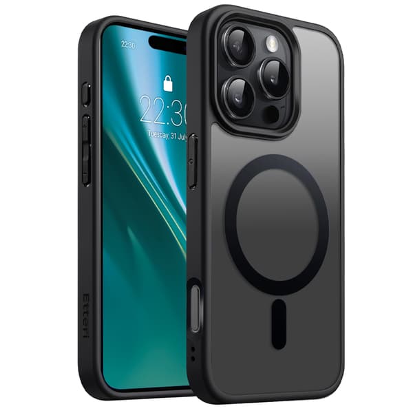 Etteri Matt Mag Case for iPhone 16 Pro Max 6.9\" Black